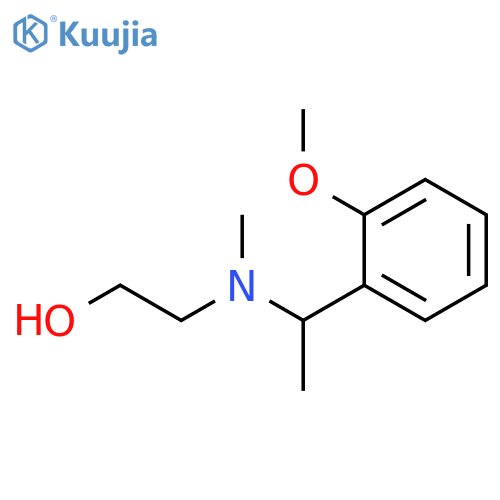 Ethanol, 2-[[1-(2-methoxyphenyl)ethyl]methylamino]- structure