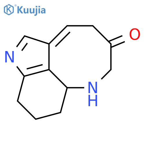 Pyrrolo[4,3,2-fg][1]benzazocin-6(3H)-one, 1,4,5,7-tetrahydro- structure