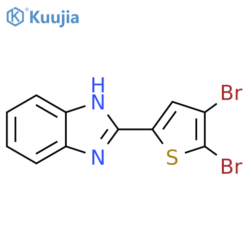 2-(4,5-Dibromo-thiophen-2-yl)-1H-benzoimidazole structure