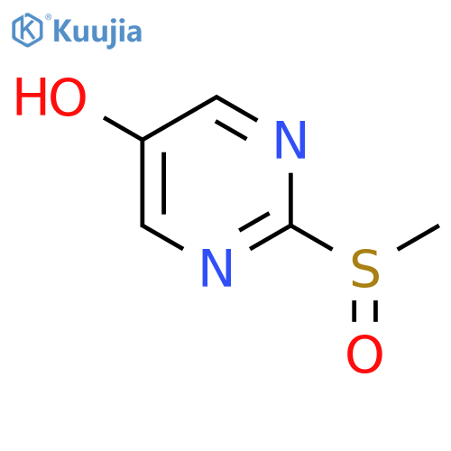 2-(Methylsulfinyl)pyrimidin-5-ol structure