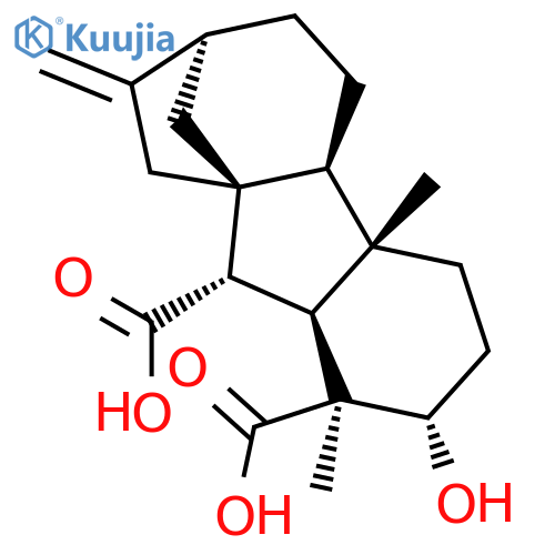ent-3alpha-hydroxygibberell-16-ene-7,9-dioic acid structure