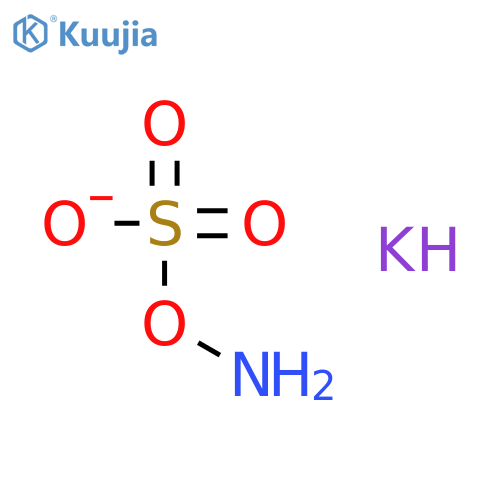 Hydroxylamine-O-sulfonic acid monopotassium salt structure