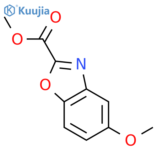 5-Methoxy-benzooxazole-2-carboxylic Acid Methyl Ester structure