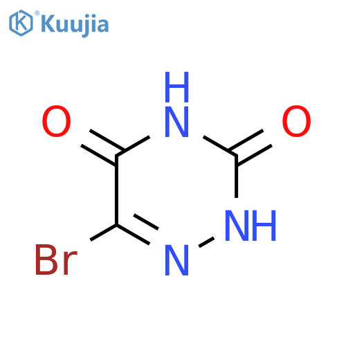6-bromo-2,3,4,5-tetrahydro-1,2,4-triazine-3,5-dione structure