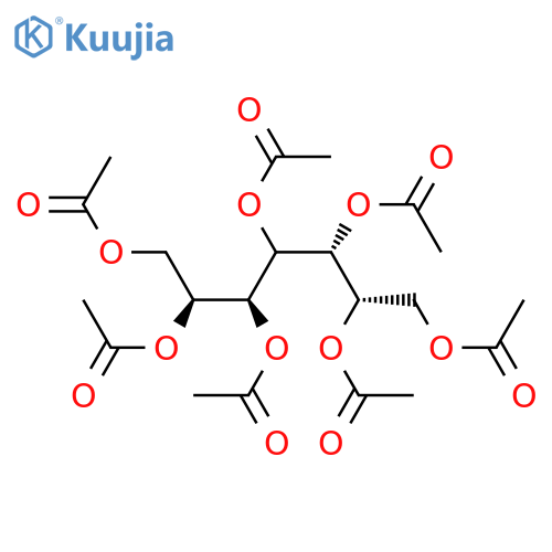 L-glycero-D-gulo-Heptitol, heptaacetate structure