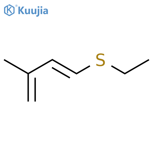 1-Ethylthio-3-methyl-1,3-butadiene structure