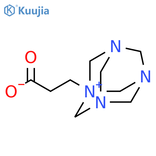 3,5,7-Triaza-1-azoniatricyclo[3.3.1.13,7]decane, 1-(2-carboxyethyl)-, inner salt structure