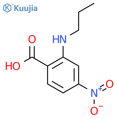 4-Nitro-2-(propylamino)benzoic acid structure
