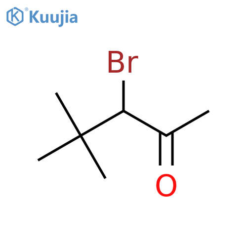 3-bromo-4,4-dimethylpentan-2-one structure
