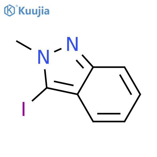 3-Iodo-2-methyl-2H-indazole structure