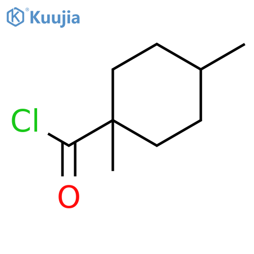Cyclohexanecarbonyl chloride, 1,4-dimethyl- (9CI) structure