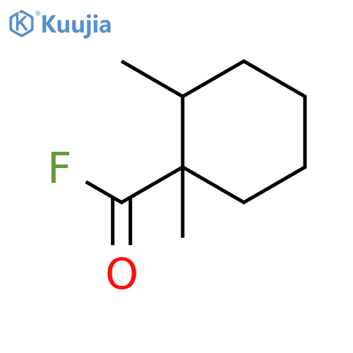 Cyclohexanecarbonyl fluoride, 1,2-dimethyl- (9CI) structure