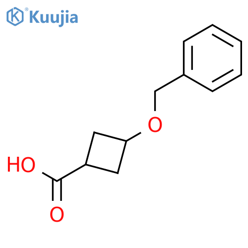 3-Benzyloxycyclobutanecarboxylic acid structure