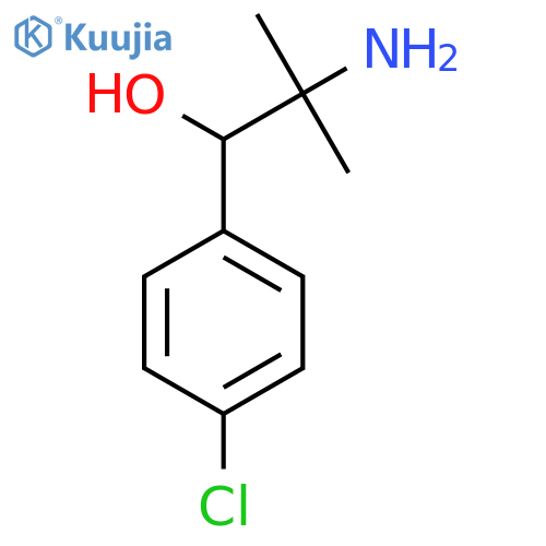 4-Chloro-beta-hydroxy-alpha,alpha-dimethylbenzeneethanamine structure