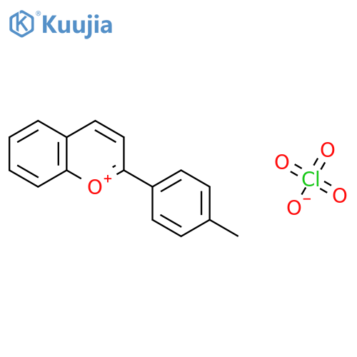 1-Benzopyrylium, 2-(4-methylphenyl)-, perchlorate structure