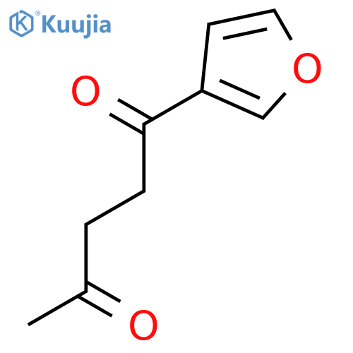 1-(3-furanyl)-1,4-Pentanedione structure