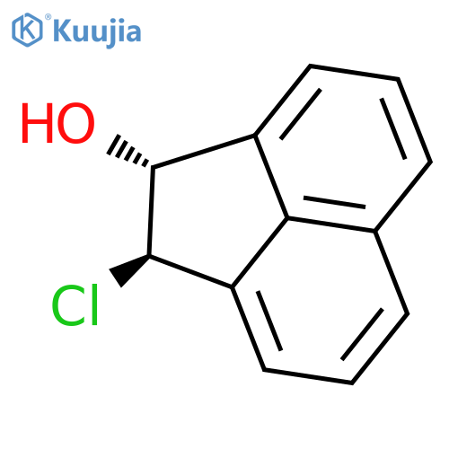 1-Acenaphthylenol, 2-chloro-1,2-dihydro-, trans- structure