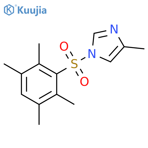 4-methyl-1-(2,3,5,6-tetramethylbenzenesulfonyl)-1H-imidazole structure