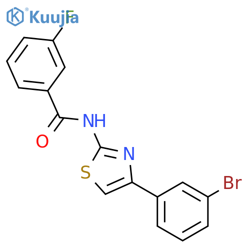 N-[4-(3-Bromo-phenyl)-thiazol-2-yl]-3-fluoro-benzamide structure