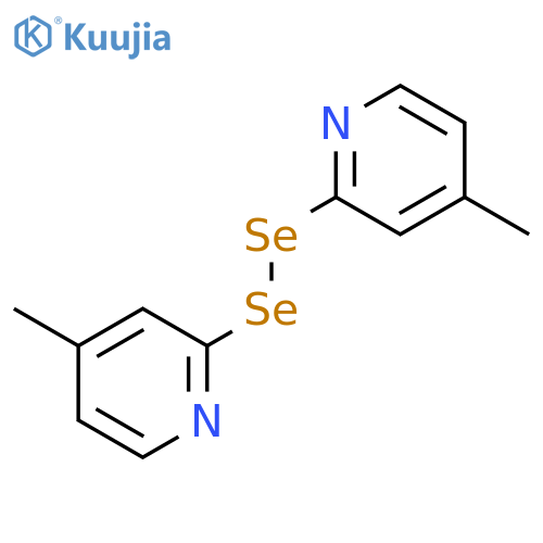 Pyridine, 2,2'-diselenobis[4-methyl- structure