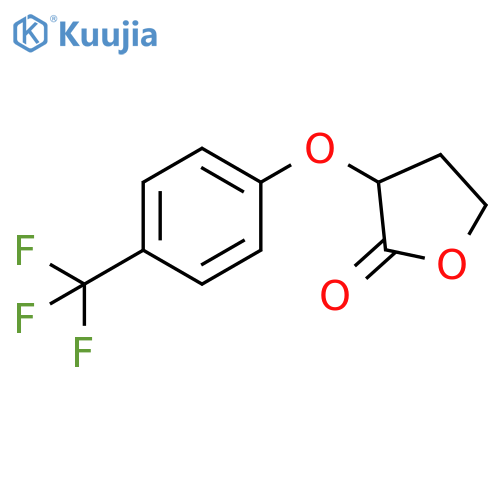 2(3H)-Furanone, dihydro-3-[4-(trifluoromethyl)phenoxy]- structure