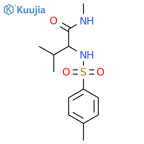 Butanamide, N,3-dimethyl-2-[[(4-methylphenyl)sulfonyl]amino]- structure