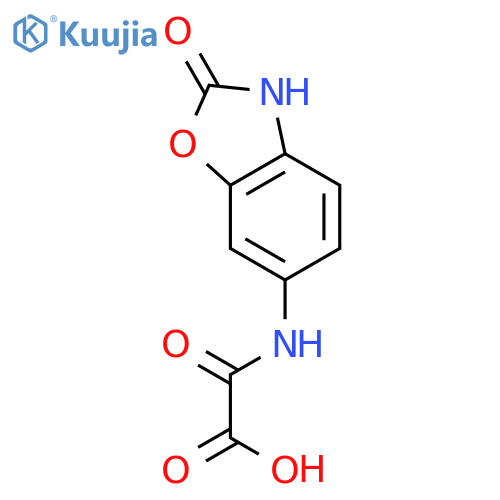 Acetic acid, [(2,3-dihydro-2-oxo-6-benzoxazolyl)amino]oxo- structure