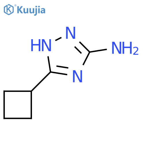 3-Cyclobutyl-1H-1,2,4-triazol-5-amine structure