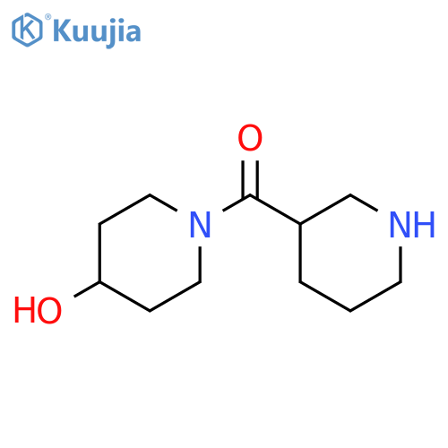 1-(3-Piperidinylcarbonyl)-4-piperidinol structure