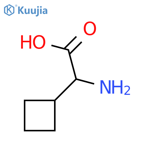 (2S)-2-amino-2-cyclobutyl-acetic acid structure