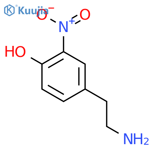 3-Nitrotyramine structure