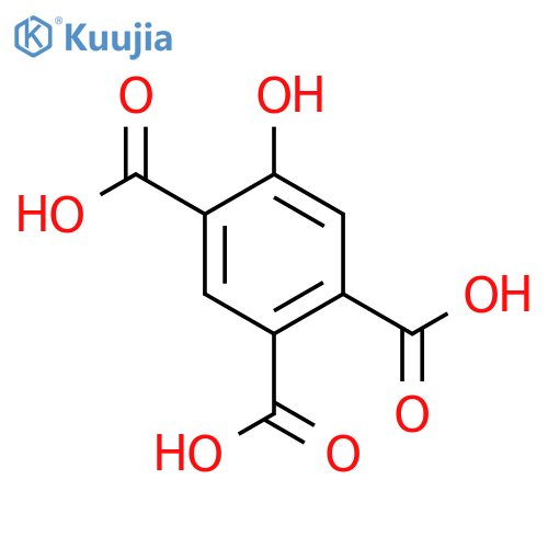 5-hydroxybenzene-1,2,4-tricarboxylic acid structure