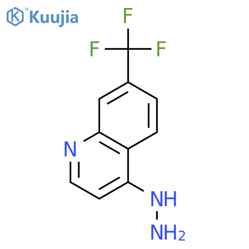 4-Hydrazinyl-7-(trifluoromethyl)quinoline structure