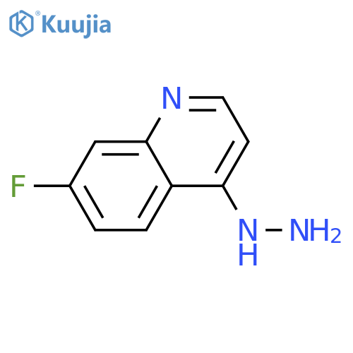 7-fluoro-4-hydrazinyl-Quinoline structure