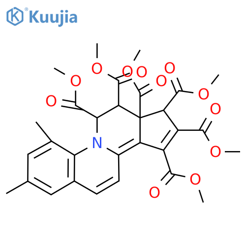 Hexamethyl 3,5-dimethyl-1-azatetracyclo[8.7.0.02,7.011,15]heptadeca-2,4,6,8,10,12-hexaene-12,13,14,15,16,17-hexacarboxylate structure