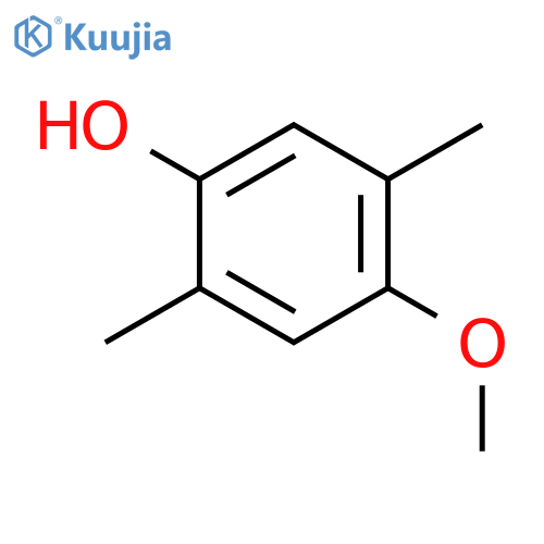 2,5-dimethyl-4-methoxyphenol structure