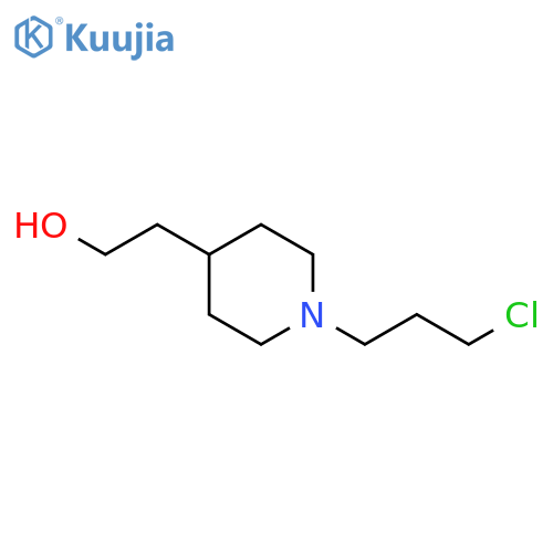 1-(1-(3-Chloropropyl)piperidin-4-yl)ethanol structure