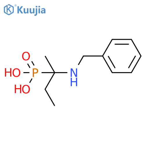 PHOSPHONIC ACID, [1-METHYL-1-[(PHENYLMETHYL)AMINO]PROPYL]- structure