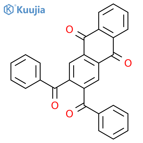 9,10-ANTHRACENEDIONE, 2,3-DIBENZOYL- structure