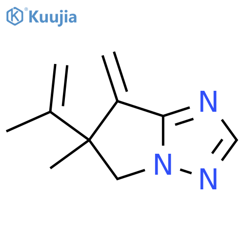6-Methyl-7-methylidene-6-(prop-1-en-2-yl)-6,7-dihydro-5H-pyrrolo[1,2-b][1,2,4]triazole structure