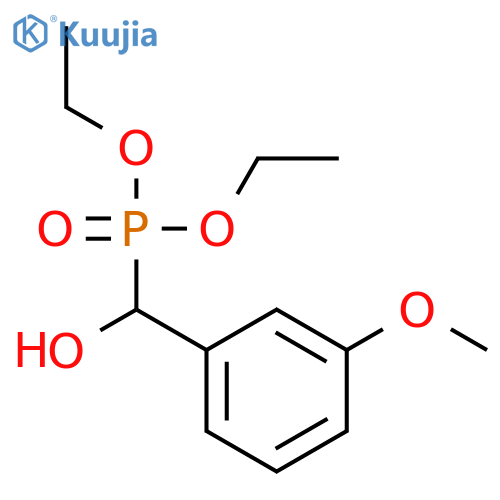 PHOSPHONIC ACID, [HYDROXY(3-METHOXYPHENYL)METHYL]-, DIETHYL ESTER structure