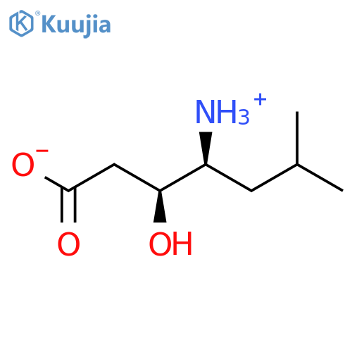 Heptanoic acid,4-amino-3-hydroxy-6-methyl-, (3S,4S)- structure