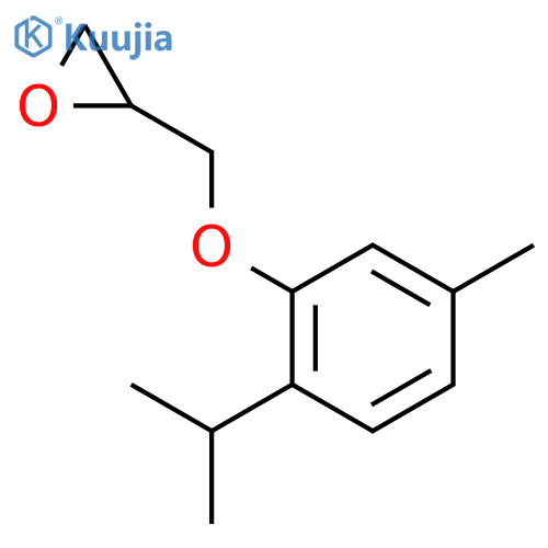 2-{5-methyl-2-(propan-2-yl)phenoxymethyl}oxirane structure