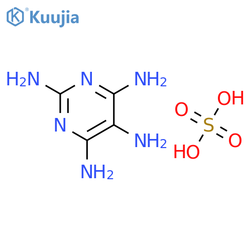 Pyrimidinetetramine sulfate structure