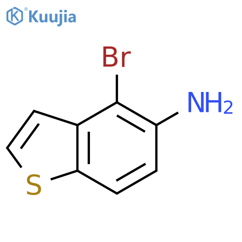 4-bromo-5-aminobenzothiophene structure