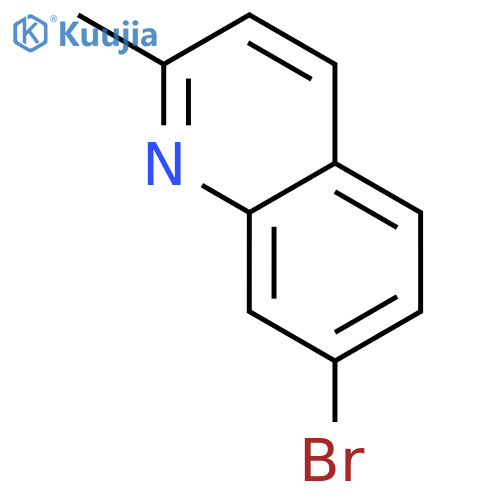 7-Bromo-2-methylquinoline structure