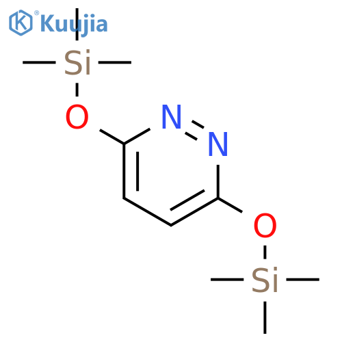 Pyridazine, 3,6-bis[(trimethylsilyl)oxy]- structure
