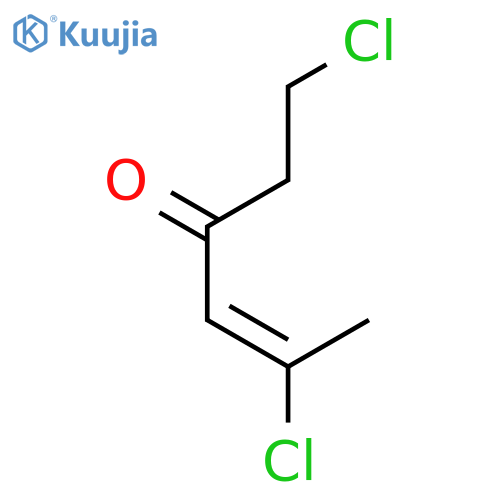 4-Hexen-3-one, 1,5-dichloro-, (E)- structure