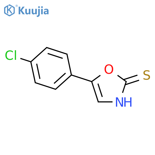 5-(4-chlorophenyl)-1,3-oxazole-2-thiol structure