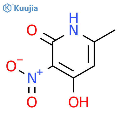 4-Hydroxy-6-methyl-3-nitro-2-pyridone structure